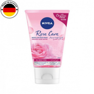 نيفيا - غسول للوجه ميسيلار بماء الورد العضوي مناسب لجميع انواع البشرة - 150مل