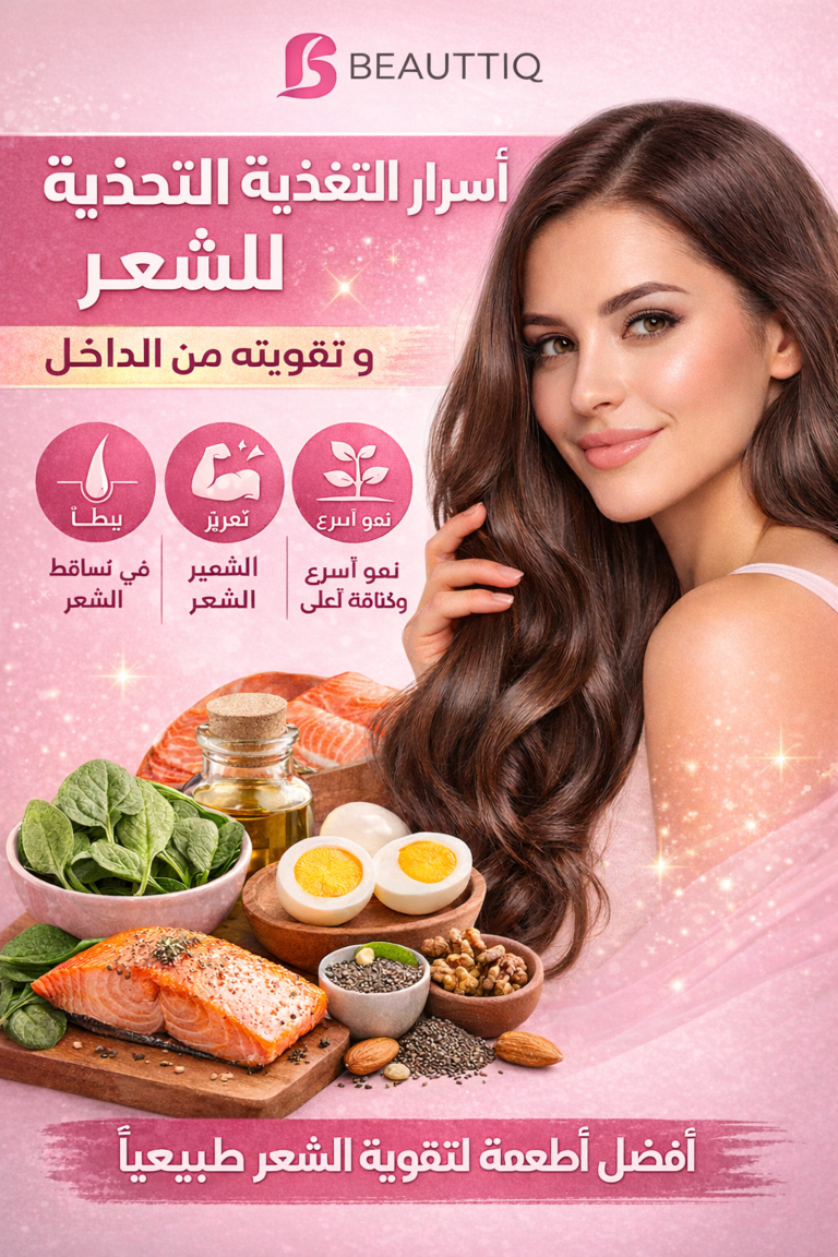 أسرار التغذية الصحية للشعر وتقويته من الداخل